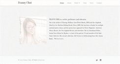 Desktop Screenshot of frannychoi.com